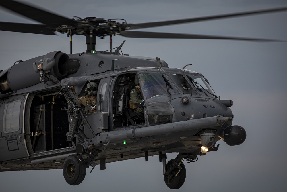 101st Rescue Squadron Pave Hawk combat search and rescue training during Northern Strike 19