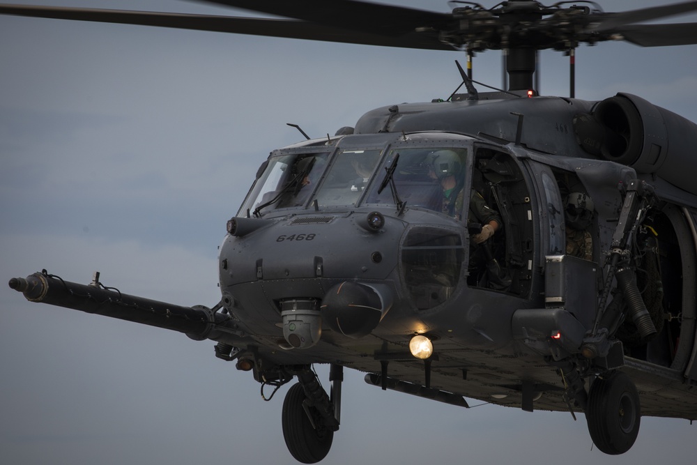 101st Rescue Squadron Pave Hawk combat search and rescue training during Northern Strike 19