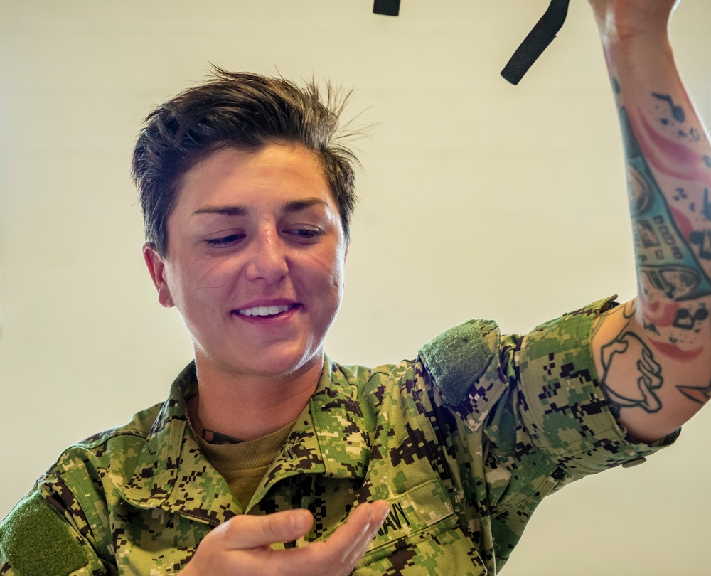 Recruits train in the Confidence Chamber