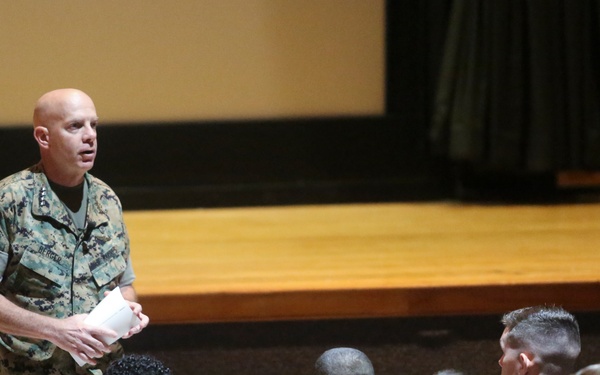 Commandant and Sergeant Major of Marine Corps hold town hall meeting on New River