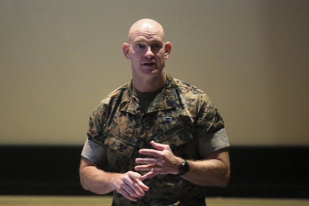 Commandant and Sergeant Major of Marine Corps hold town hall meeting on New River