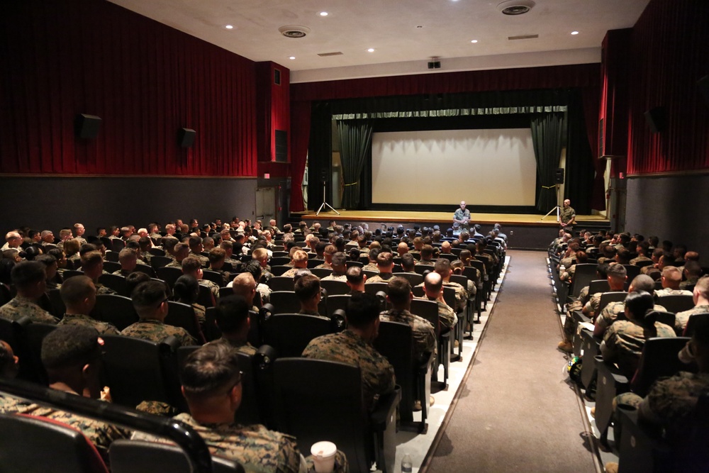 Commandant and Sergeant Major of Marine Corps hold town hall meeting on New River