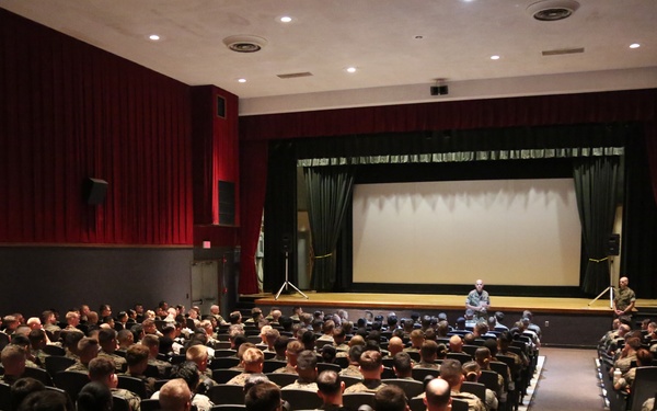 Commandant and Sergeant Major of Marine Corps hold town hall meeting on New River