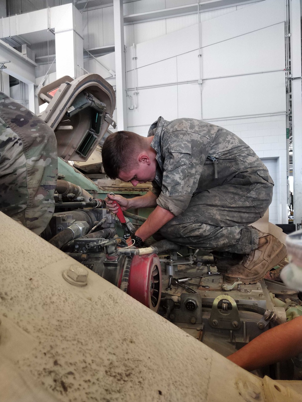 3-15 conducts Annual Services on their Bradleys