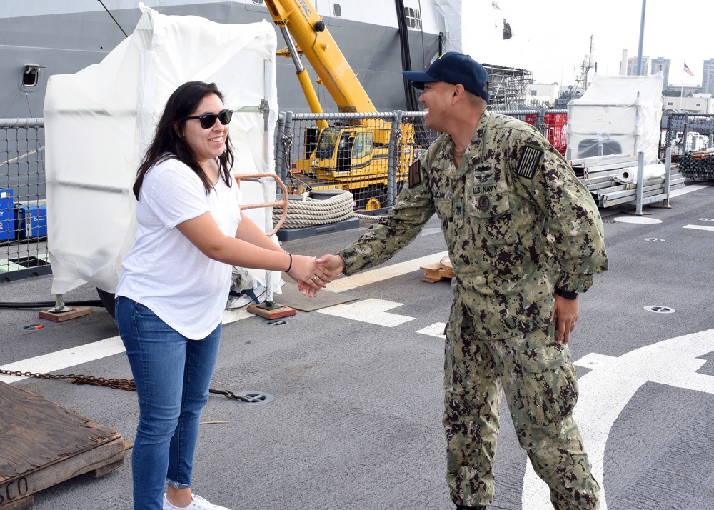 San Antonio Counselor gets Glimpse of America’s Navy
