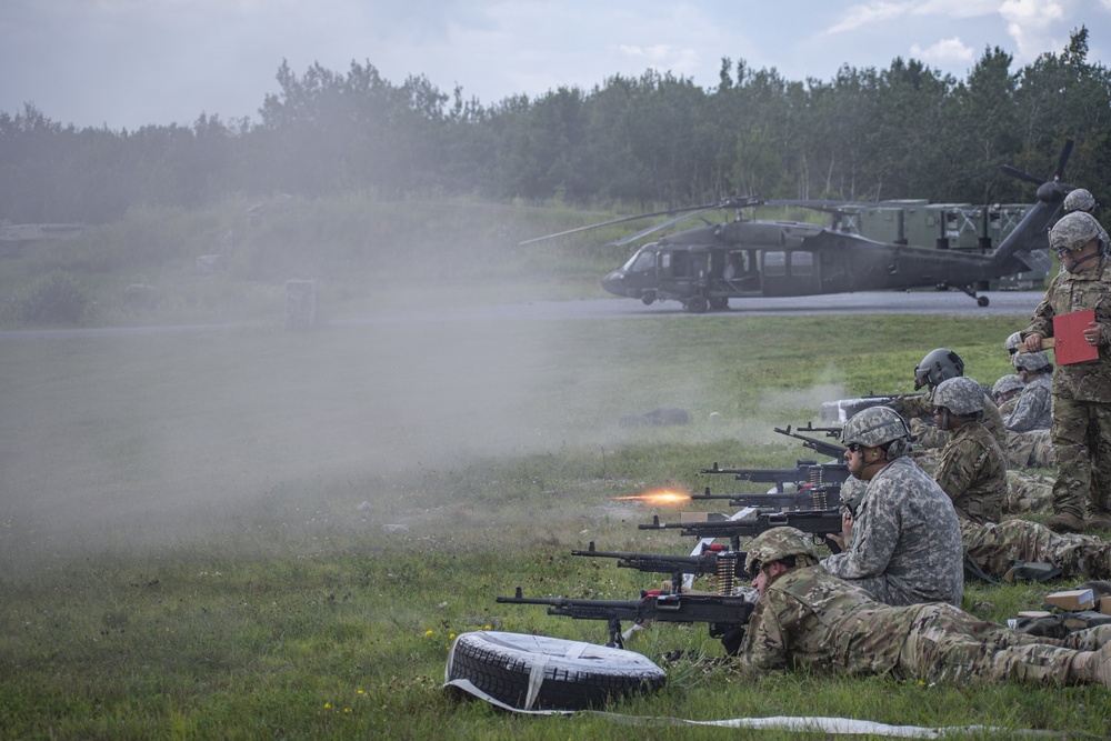 Aerial Gunnery Training with the 142nd Aviation