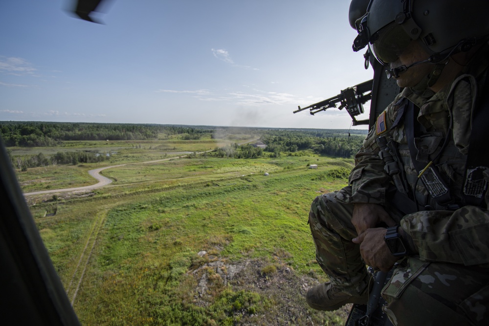 Aerial Gunnery Training with the 142nd Aviation