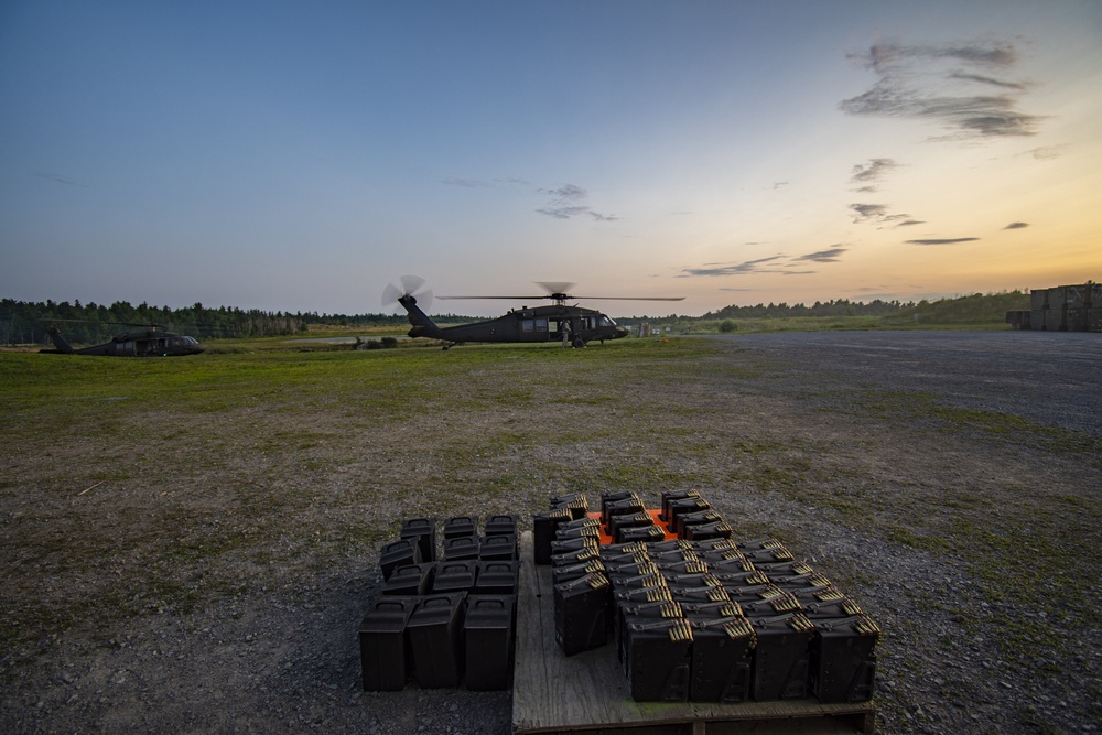 Aerial Gunnery Training with the 142nd Aviation