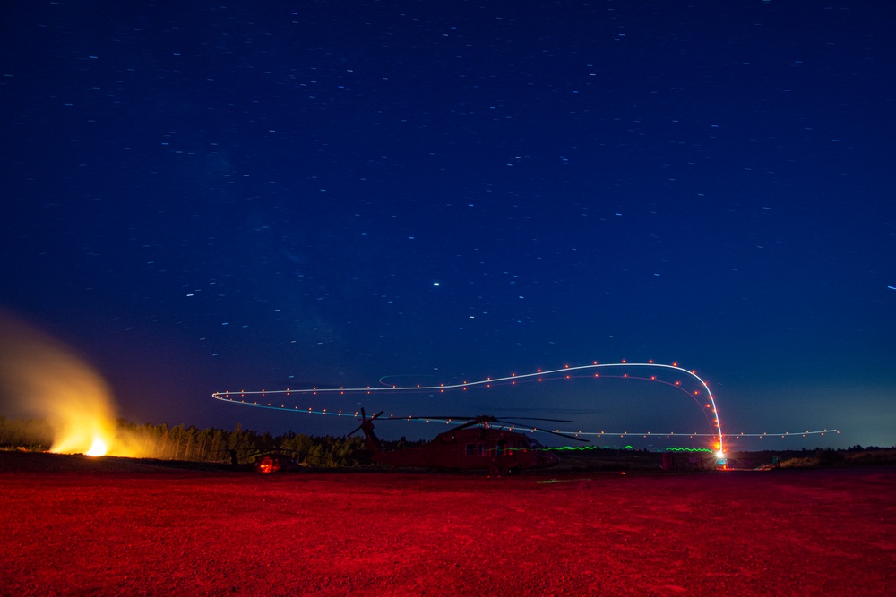 Aerial Gunnery Training with the 142nd Aviation