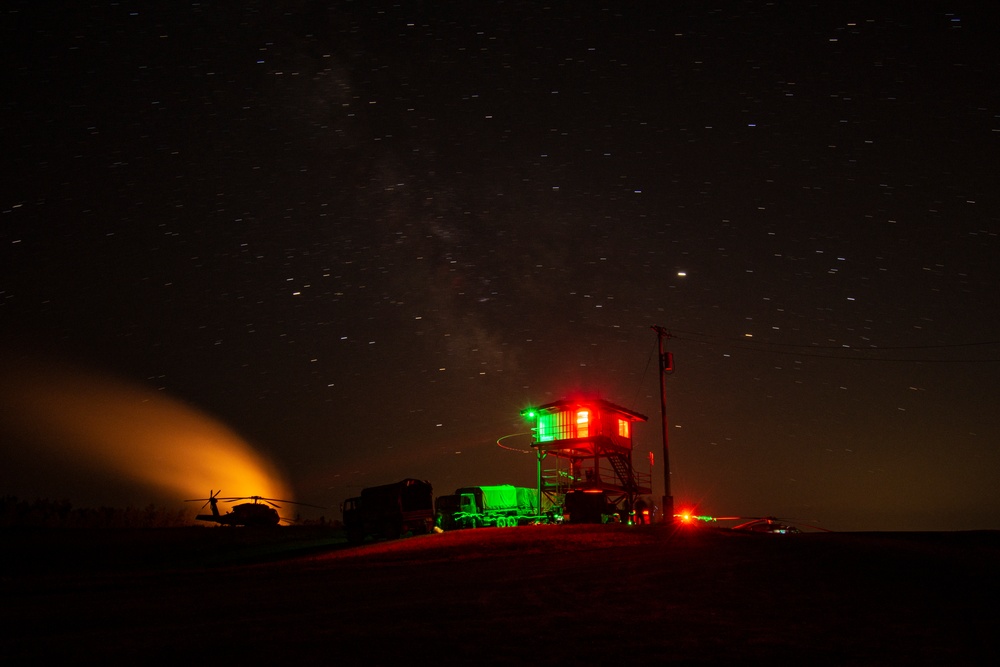 Aerial Gunnery Training with the 142nd Aviation