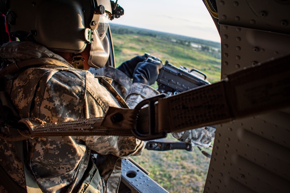 Aerial Gunnery Training with the 142nd Aviation