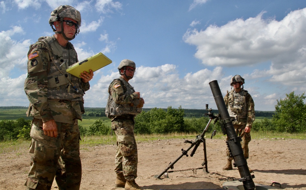 Mortar Platoon Awaits Fire Mission