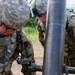 Infantrymen Observe Impact Area for Mortar Rounds