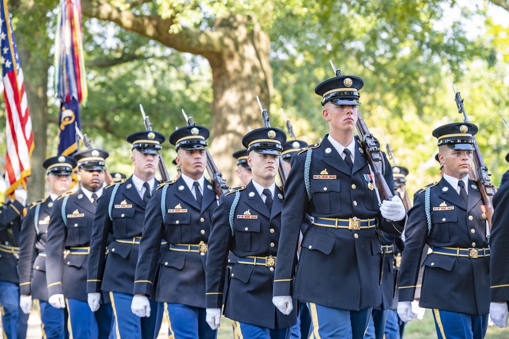 Military Funeral Honors with Funeral Escort Are Conducted For U.S. Army Private 1st Class John Taylor, Korean War Repatriation