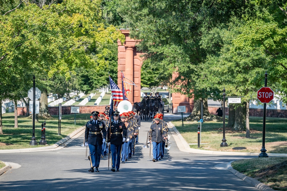 Military Funeral Honors with Funeral Escort Are Conducted For U.S. Army Private 1st Class John Taylor, Korean War Repatriation