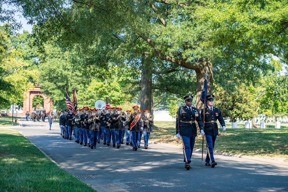 Military Funeral Honors with Funeral Escort Are Conducted For U.S. Army Private 1st Class John Taylor, Korean War Repatriation