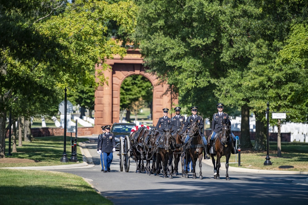 Military Funeral Honors with Funeral Escort Are Conducted For U.S. Army Private 1st Class John Taylor, Korean War Repatriation