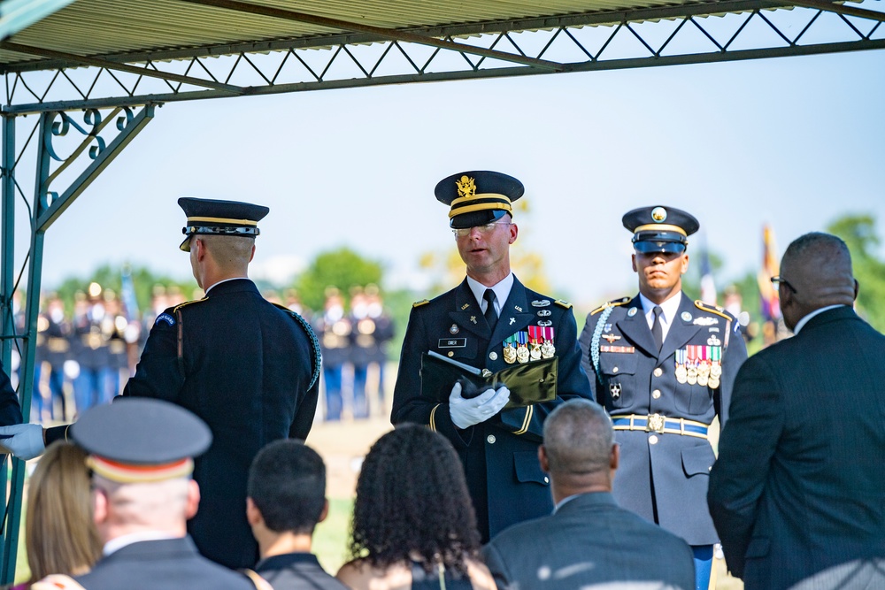 Military Funeral Honors with Funeral Escort Are Conducted For U.S. Army Private 1st Class John Taylor, Korean War Repatriation