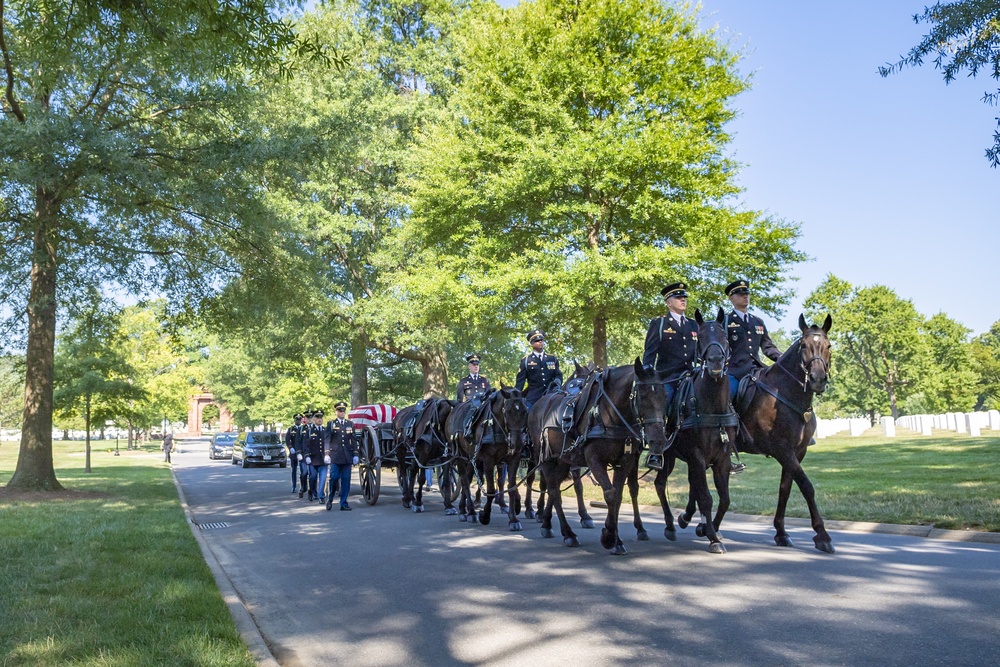 Military Funeral Honors with Funeral Escort Are Conducted For U.S. Army Private 1st Class John Taylor, Korean War Repatriation