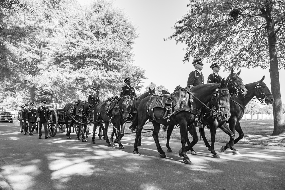 Military Funeral Honors with Funeral Escort Are Conducted For U.S. Army Private 1st Class John Taylor, Korean War Repatriation