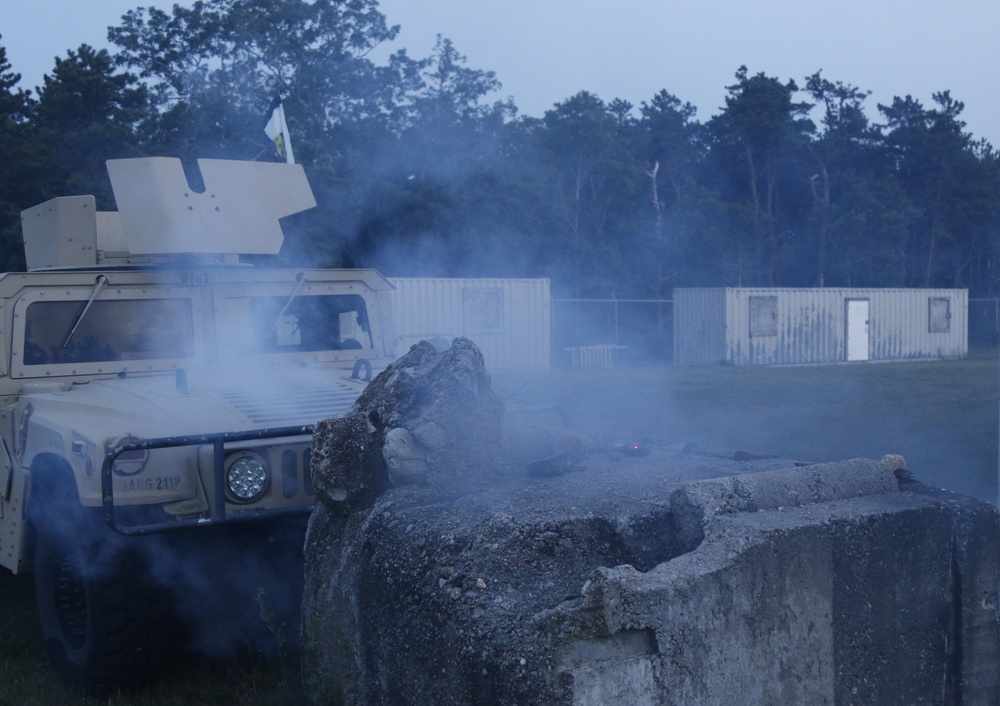 HMMWV Crash - staged (20190729 - BW)