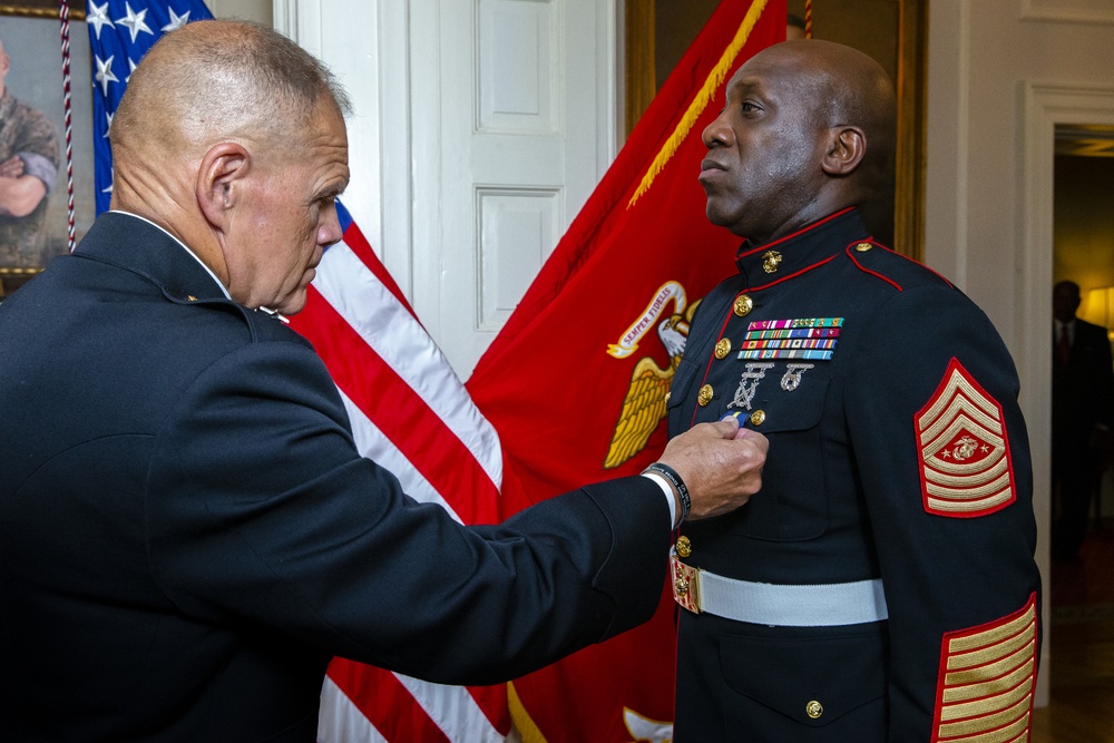 Retirement Ceremony of the 18th Sergeant Major of the Marine Corps