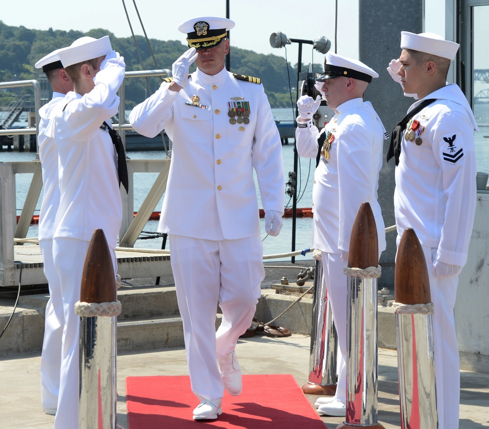USS Hartford Holds Change of Command