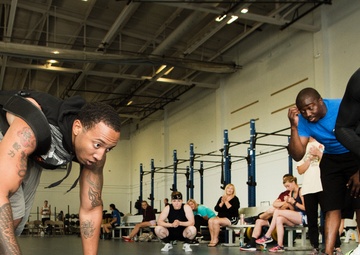 Airmen compete during 2019 Super Regional Alpha Warrior event