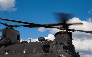 MH-47 in flight