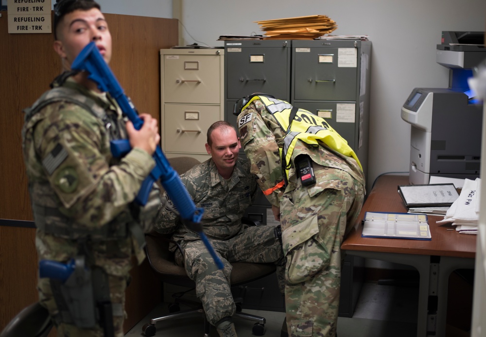 142nd Fighter Wing conducts active shooter exercise