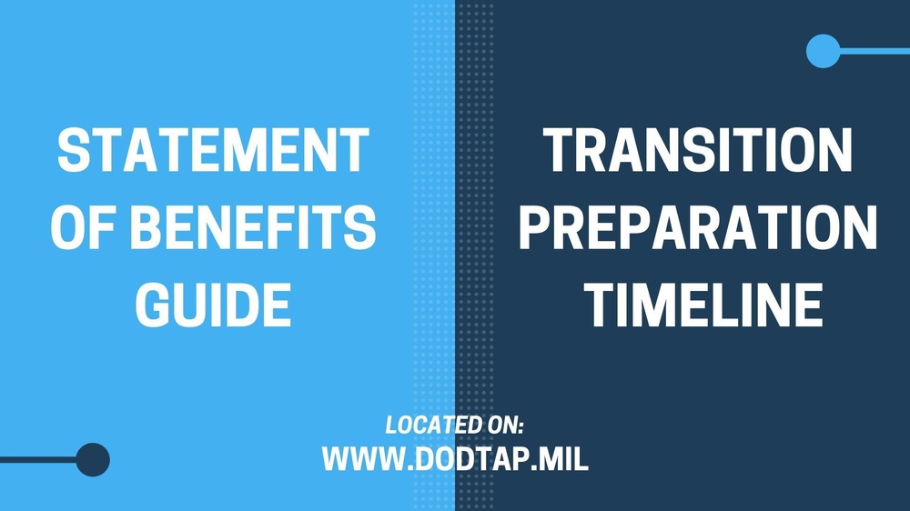 DoD Rolls Out the Statement of Benefits Guide and Transition Preparation Timeline