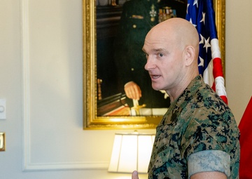 Sgt Maj Black's Pinning Ceremony