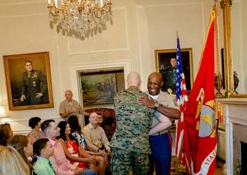 Sgt Maj Black's Pinning Ceremony