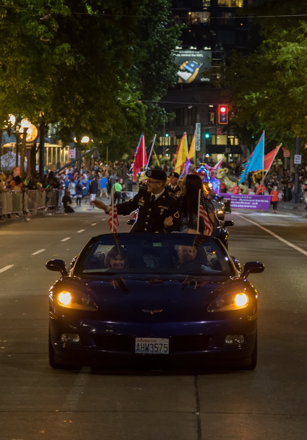 I Corps Soldier of the Year Cruises Down Seafair Parade