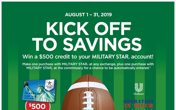 Military Shoppers Can Win $25,000 in MILITARY STAR Credits with Unilever Sweepstakes