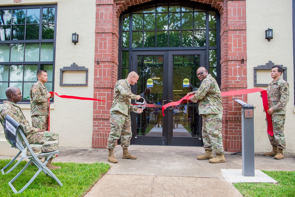 Ribbon-cutting at the Fort Benning Office of the Staff Judge Advocate