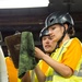 Officer Development School (ODS) class 19-050 here at Officer Training Command, Newport, Rhode Island, trains at the Damage Control Wet Trainer, also known as “BUTTERCUP,” on July 30, 2019.