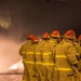 Officer Development School (ODS) class 19-050 here at Officer Training Command, Newport, Rhode Island, conduct shipboard firefighting training July 30, 2019.