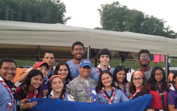 An Airman’s journey from Nicaragua to the 24th World Scout Jamboree