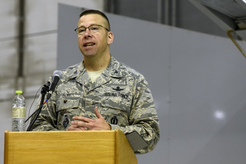 The 821st ABG receives new commander