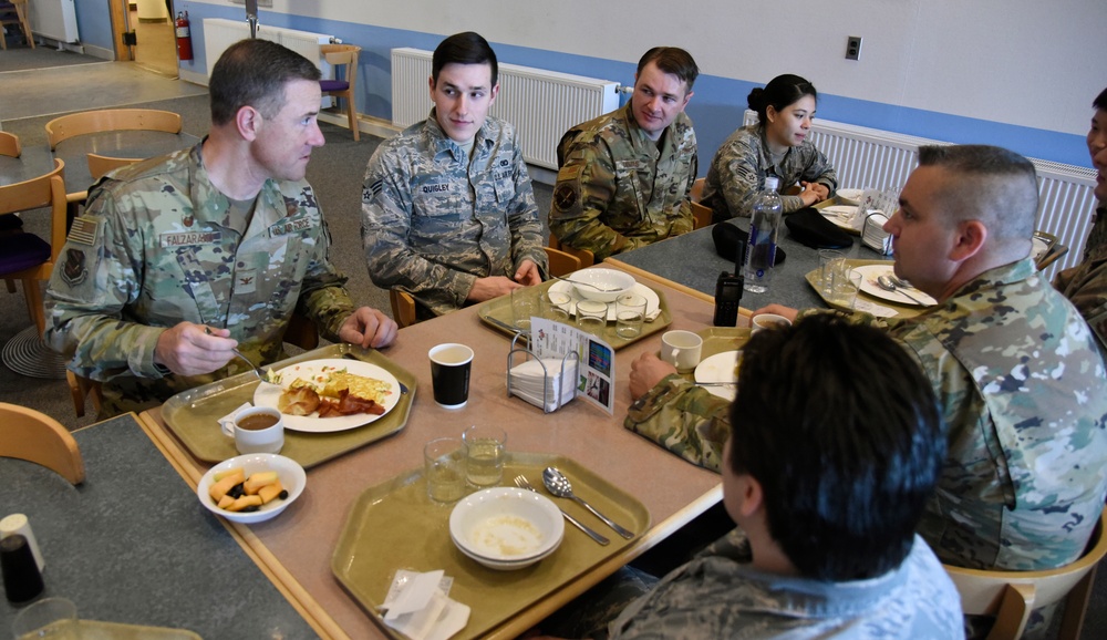 21st SW leaders speak to Thule AB Airmen