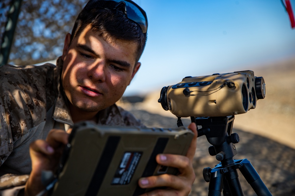 U.S. Marines with 1st ANGLICO participate in a field exercise