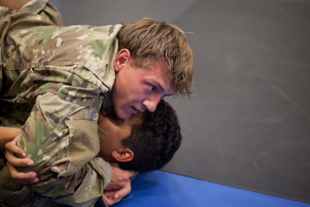 Close with and Destroy the Enemy: Signal Soldiers Practice Combatives