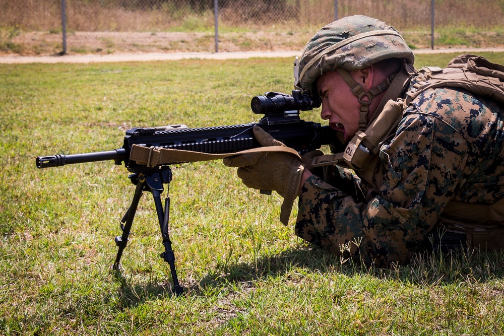 U.S. Marines with 3/1 practice buddy rushing