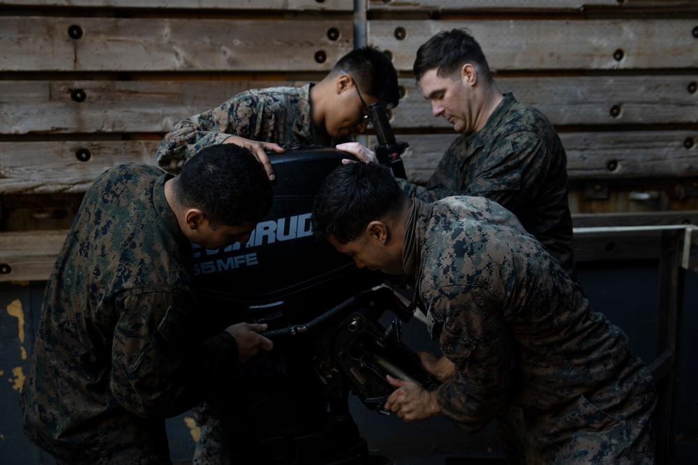 31st MEU Marines execute combat launch and recovery rehearsals during Talisman Sabre 2019