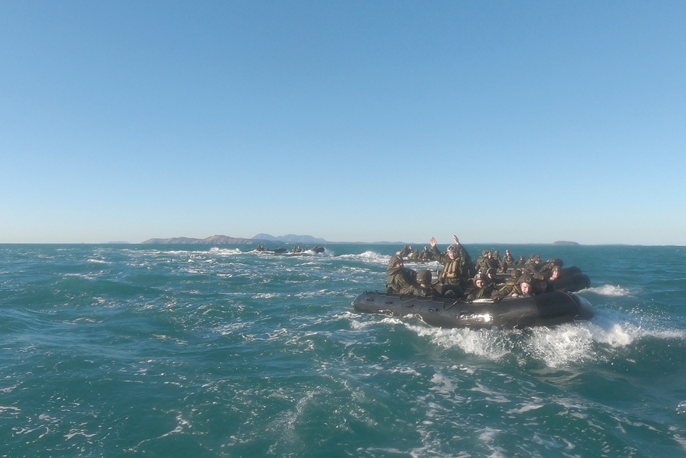 31st MEU Marines execute combat launch and recovery rehearsals during Talisman Sabre 2019