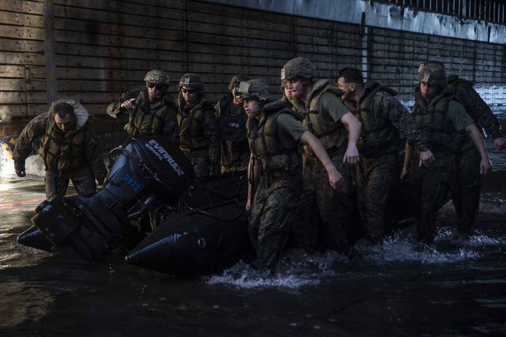 31st MEU Marines execute combat launch and recovery rehearsals during Talisman Sabre 2019