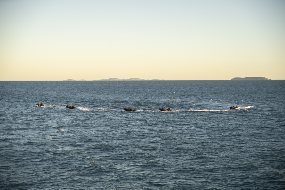 31st MEU Marines execute combat launch and recovery rehearsals during Talisman Sabre 2019