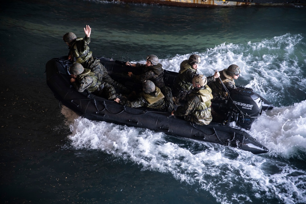 31st MEU Marines execute combat launch and recovery rehearsals during Talisman Sabre 2019