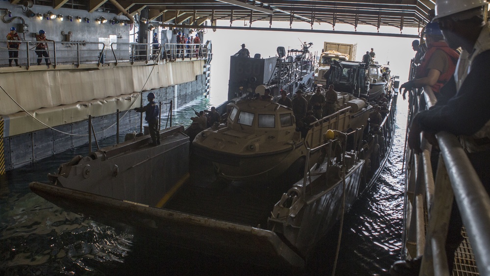 Moving Marines by Sea and Air aboard the USS Harpers Ferry